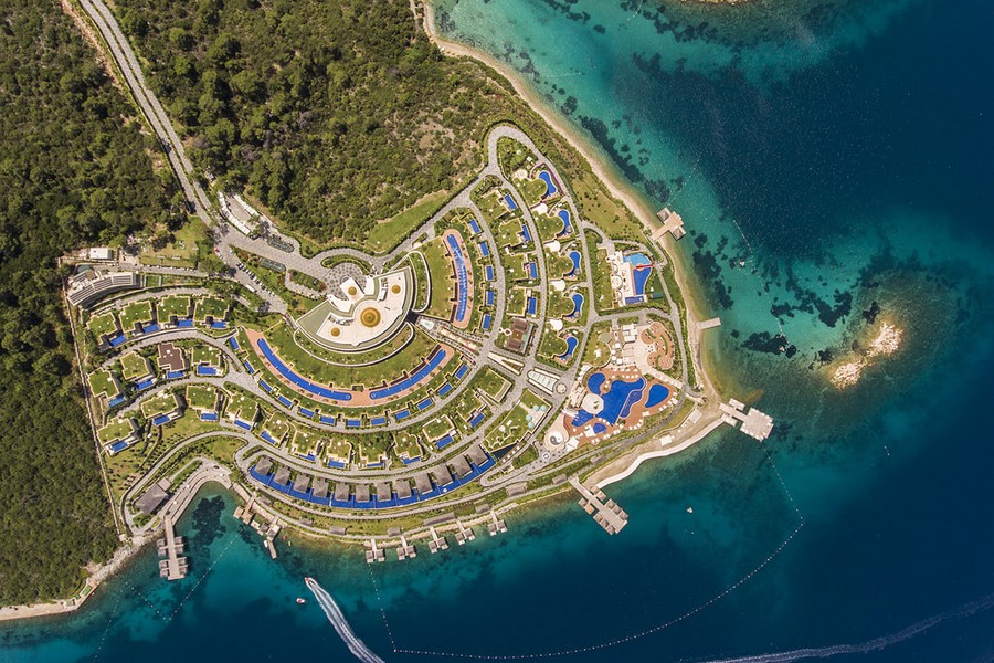 The Plaza Bodrum kuşbakışı görünüm